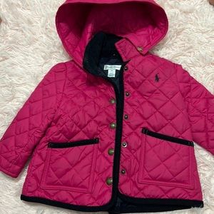 Water-Repellent Hooded Barn Jacket size 12 months